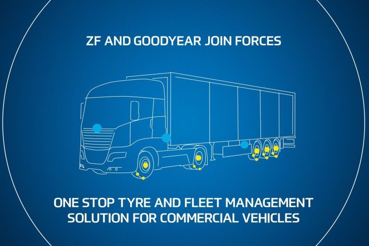 ZF SPOJUJE SÍLY SE SPOLEČNOSTÍ GOODYEAR A NABÍZÍ VYLEPŠENÁ ŘEŠENÍ PRO SPRÁVU PNEUMATIK A VOZOVÉHO PARKU PRO UŽITKOVÁ VOZIDLA PO CELÉ EVROPĚ